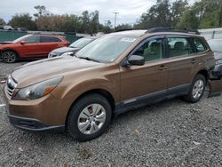 Salvage cars for sale from Copart Riverview, FL: 2011 Subaru Outback 2.5I