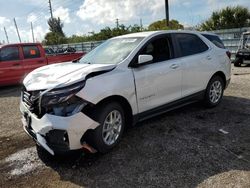Salvage cars for sale at Miami, FL auction: 2022 Chevrolet Equinox LT