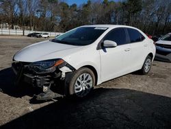 Toyota Corolla salvage cars for sale: 2018 Toyota Corolla L