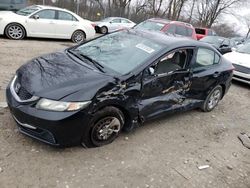Salvage cars for sale from Copart Cicero, IN: 2013 Honda Civic LX