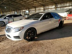 Salvage cars for sale from Copart Phoenix, AZ: 2015 Mercedes-Benz S 550