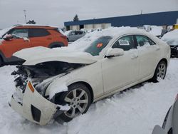 Salvage cars for sale from Copart Woodhaven, MI: 2014 Cadillac ATS Luxury