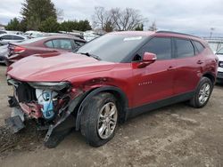 Chevrolet Blazer 1LT salvage cars for sale: 2019 Chevrolet Blazer 1LT