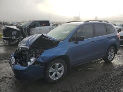 Salvage cars for sale from Copart Eugene, OR: 2016 Subaru Forester 2.5I
