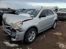 Salvage cars for sale at Brighton, CO auction: 2011 Chevrolet Equinox LS