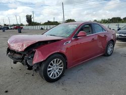 Salvage cars for sale at Miami, FL auction: 2011 Cadillac CTS