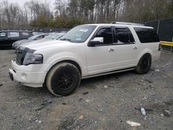 Salvage cars for sale from Copart Waldorf, MD: 2012 Ford Expedition EL Limited