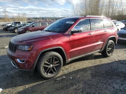 Jeep Grand Cherokee salvage cars for sale: 2017 Jeep Grand Cherokee Limited