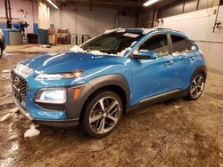 Salvage cars for sale from Copart Wheeling, IL: 2018 Hyundai Kona Limited