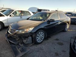 Salvage cars for sale from Copart Tucson, AZ: 2013 Honda Accord EXL
