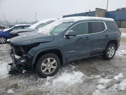 Salvage cars for sale from Copart Woodhaven, MI: 2019 GMC Acadia SLE