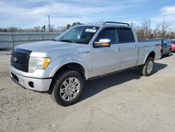 Vehiculos salvage en venta de Copart Lumberton, NC: 2010 Ford F150 Supercrew