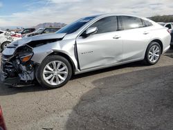 Salvage cars for sale at Las Vegas, NV auction: 2022 Chevrolet Malibu LT