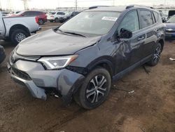 Salvage cars for sale at Elgin, IL auction: 2018 Toyota Rav4 LE
