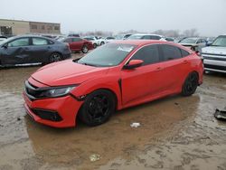 Honda Civic Sport salvage cars for sale: 2019 Honda Civic Sport