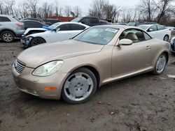 Salvage cars for sale from Copart Baltimore, MD: 2002 Lexus SC 430
