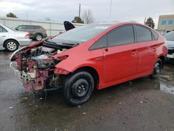 Salvage cars for sale from Copart Littleton, CO: 2011 Toyota Prius