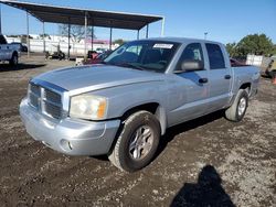 Dodge salvage cars for sale: 2007 Dodge Dakota Quad SLT