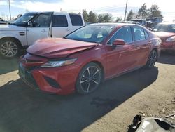 Salvage cars for sale at Denver, CO auction: 2019 Toyota Camry XSE