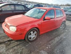 Volkswagen Golf salvage cars for sale: 2000 Volkswagen Golf GLS