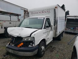 Salvage trucks for sale at Graham, WA auction: 2004 Chevrolet Express G3500