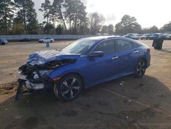 Salvage cars for sale at Longview, TX auction: 2018 Honda Civic Touring