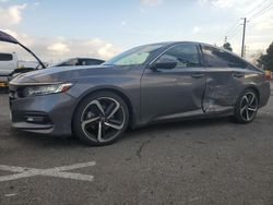 Vehiculos salvage en venta de Copart Rancho Cucamonga, CA: 2019 Honda Accord Sport