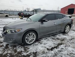 Salvage cars for sale from Copart London, ON: 2016 Nissan Maxima 3.5S