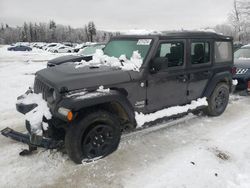 Salvage cars for sale at Candia, NH auction: 2020 Jeep Wrangler Unlimited Sport