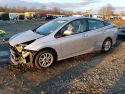 Salvage cars for sale at Hillsborough, NJ auction: 2017 Toyota Prius