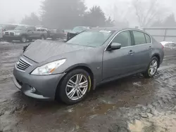 Salvage cars for sale at Finksburg, MD auction: 2015 Infiniti Q40