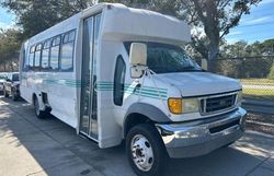 Ford salvage cars for sale: 2003 Ford Econoline E550 Super Duty Cutaway Van