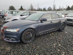 Audi A6 salvage cars for sale: 2016 Audi A6 Premium Plus