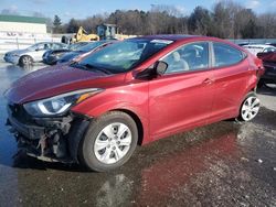 Salvage cars for sale from Copart Assonet, MA: 2016 Hyundai Elantra SE