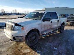Salvage cars for sale from Copart Rocky View County, AB: 2008 Ford F150 Supercrew