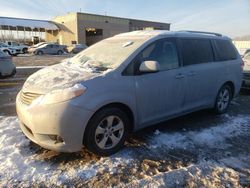 Toyota Sienna LE salvage cars for sale: 2011 Toyota Sienna LE