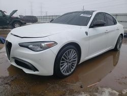 Salvage cars for sale at Elgin, IL auction: 2018 Alfa Romeo Giulia TI Q4