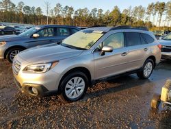 Salvage cars for sale from Copart Harleyville, SC: 2016 Subaru Outback 2.5I Premium