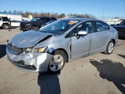 Salvage cars for sale at Pennsburg, PA auction: 2014 Honda Civic LX