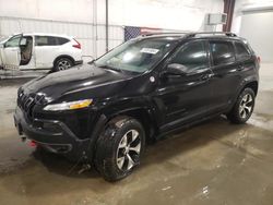 Jeep Cherokee salvage cars for sale: 2018 Jeep Cherokee Trailhawk