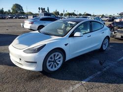 Salvage cars for sale at Van Nuys, CA auction: 2022 Tesla Model 3