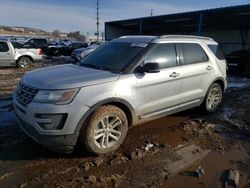 Salvage cars for sale from Copart Colorado Springs, CO: 2017 Ford Explorer XLT