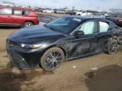 Salvage cars for sale from Copart Brighton, CO: 2021 Toyota Camry SE