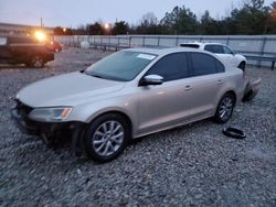 Salvage cars for sale from Copart Memphis, TN: 2013 Volkswagen Jetta SE