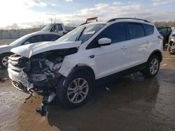 Salvage cars for sale at Louisville, KY auction: 2018 Ford Escape SE