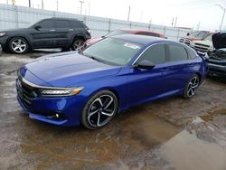 Salvage cars for sale from Copart Greenwood, NE: 2021 Honda Accord Sport