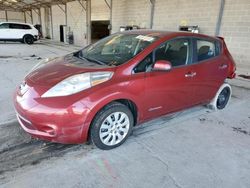 Salvage cars for sale from Copart Cartersville, GA: 2013 Nissan Leaf S