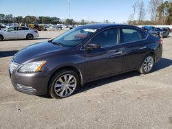 Salvage cars for sale at Dunn, NC auction: 2014 Nissan Sentra S