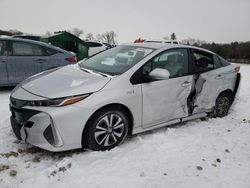 Salvage cars for sale at West Warren, MA auction: 2017 Toyota Prius Prime