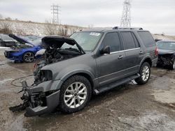 Salvage cars for sale at Littleton, CO auction: 2017 Ford Expedition Limited